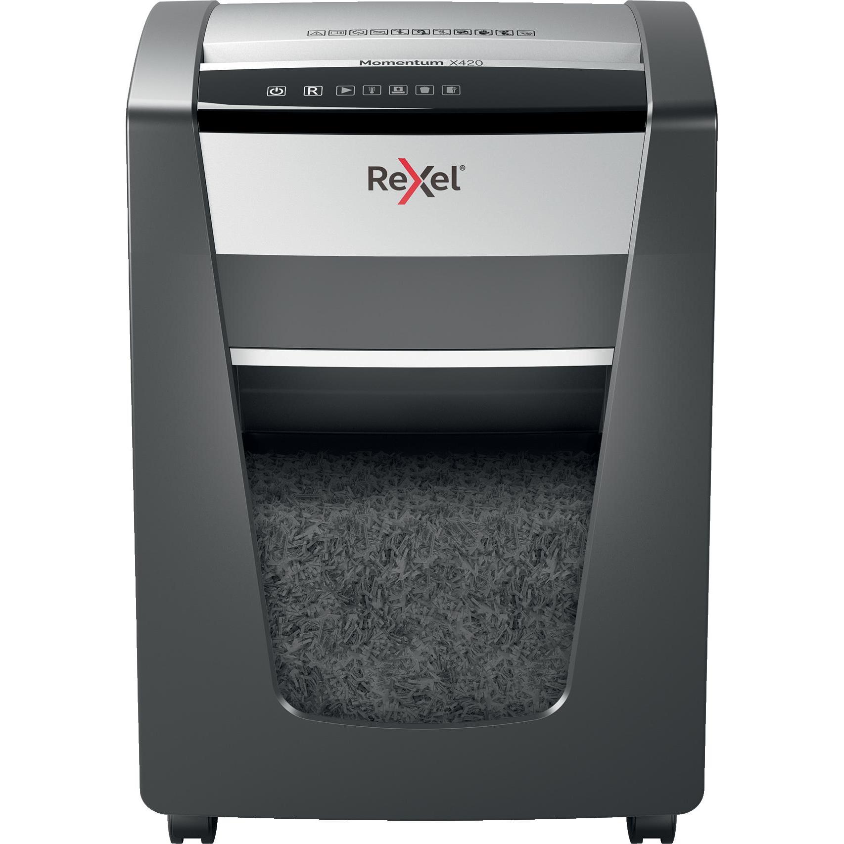 Rexel, Aktenvernichter, Momentum Aktenvernichter X420 (Partikelschnitt)