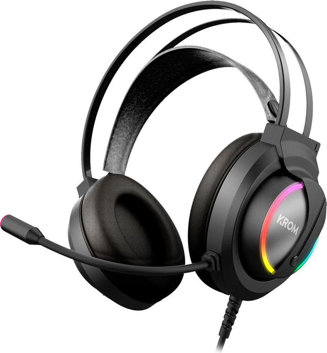 Produktbild Krom Kappa Kopfhörer Verkabelt Kopfband Gaming Schwarz (NXKAPPA) (Kabelgebunden)