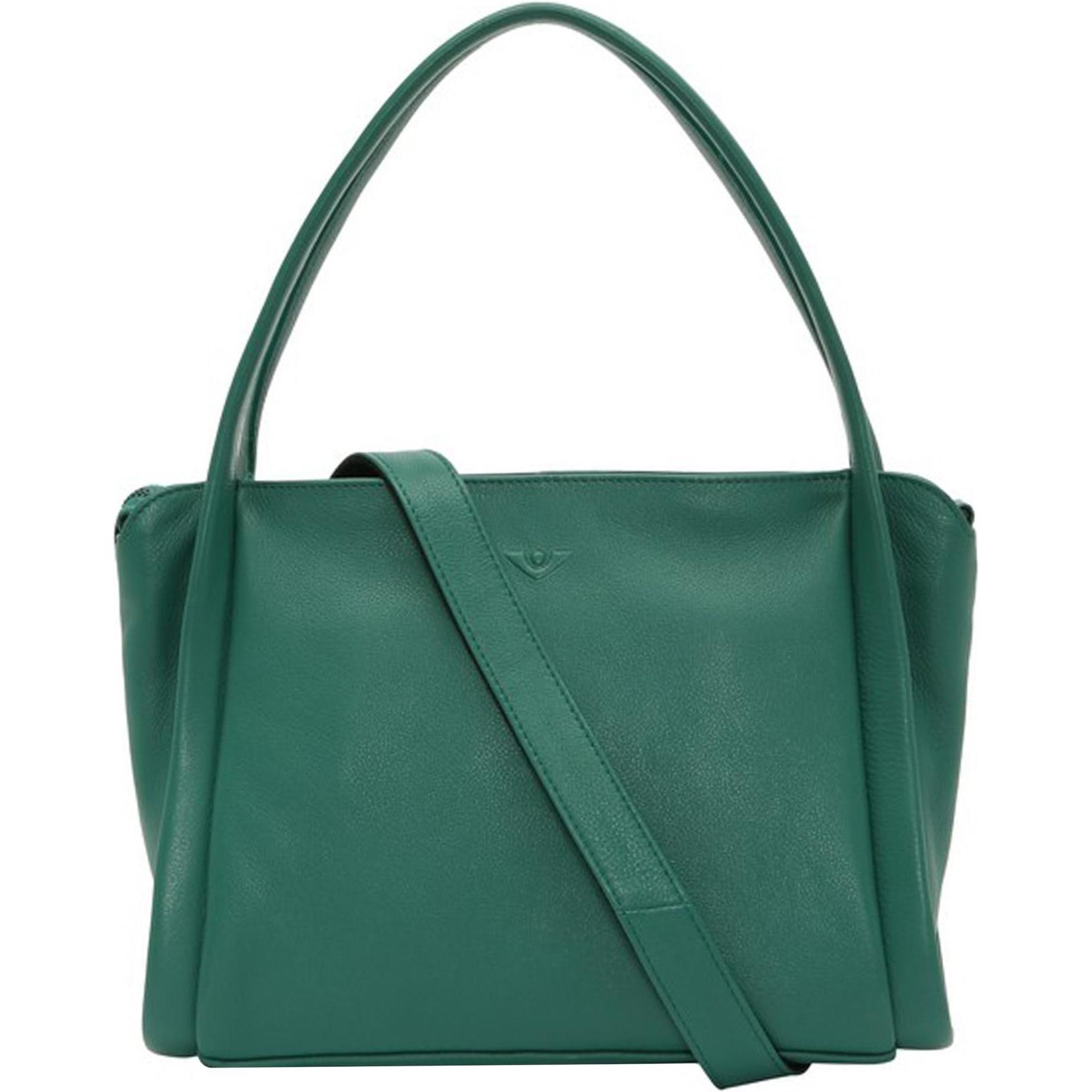 Thumbnail - Voi, Handtasche, 4Seasons Schultertasche Leder 29 cm, Grün
