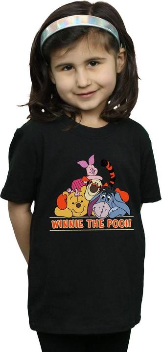 Actual product image Disney Girls Winnie The Pooh Group Cotton T-Shirt (116)