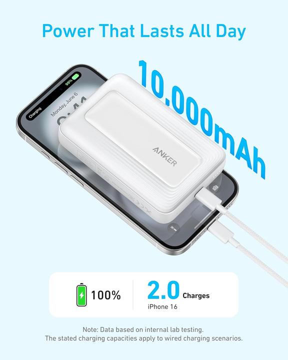 Produktbild Anker Magnetische Powerbank Zolo (10000 mAh, 30 W)