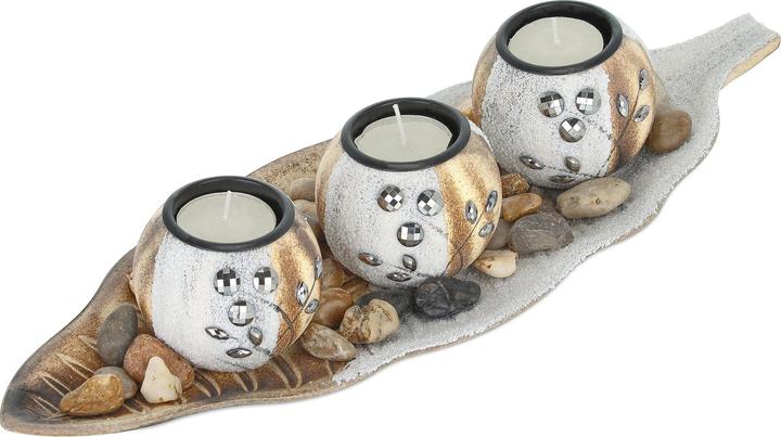Produktbild Relaxdays Teelichthalter (38 x 14 x 7 cm)
