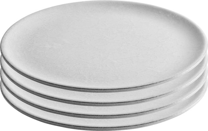 RAW Dessert plates 20 cm - 4 pcs - Arctic white (4x, 20 cm)