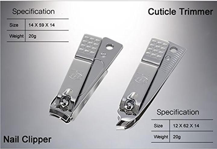 Produktbild Seven World No. 1 Three Travel Manicure Grooming Kit Nail Clipper Set Made in Korea Since 1975