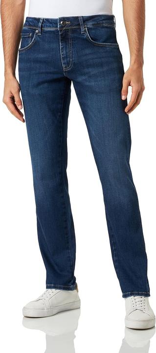 Image du produit Hackett Powerflex Denim, confort élastique et patch cuir (W28/L34)