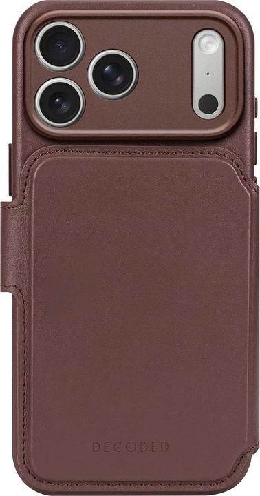 Decoded Leather Detachable Wallet Apple iPhone 17 Pro Max Chocolate Brown (Apple iPhone 17 Pro Max)