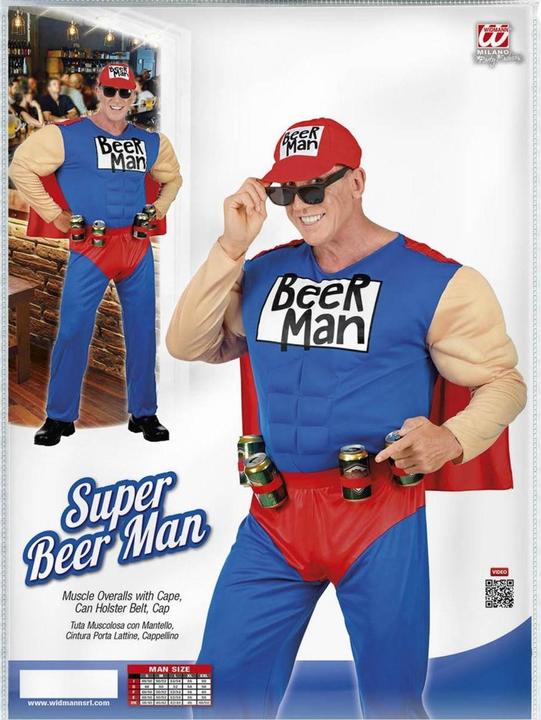 Actual product image Widmann Costume Super Beer Man Duff Man (XL)