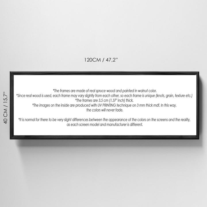 Image du produit Wallxpert Tableau The Sun 120 x 40 cm (120 x 40 cm)