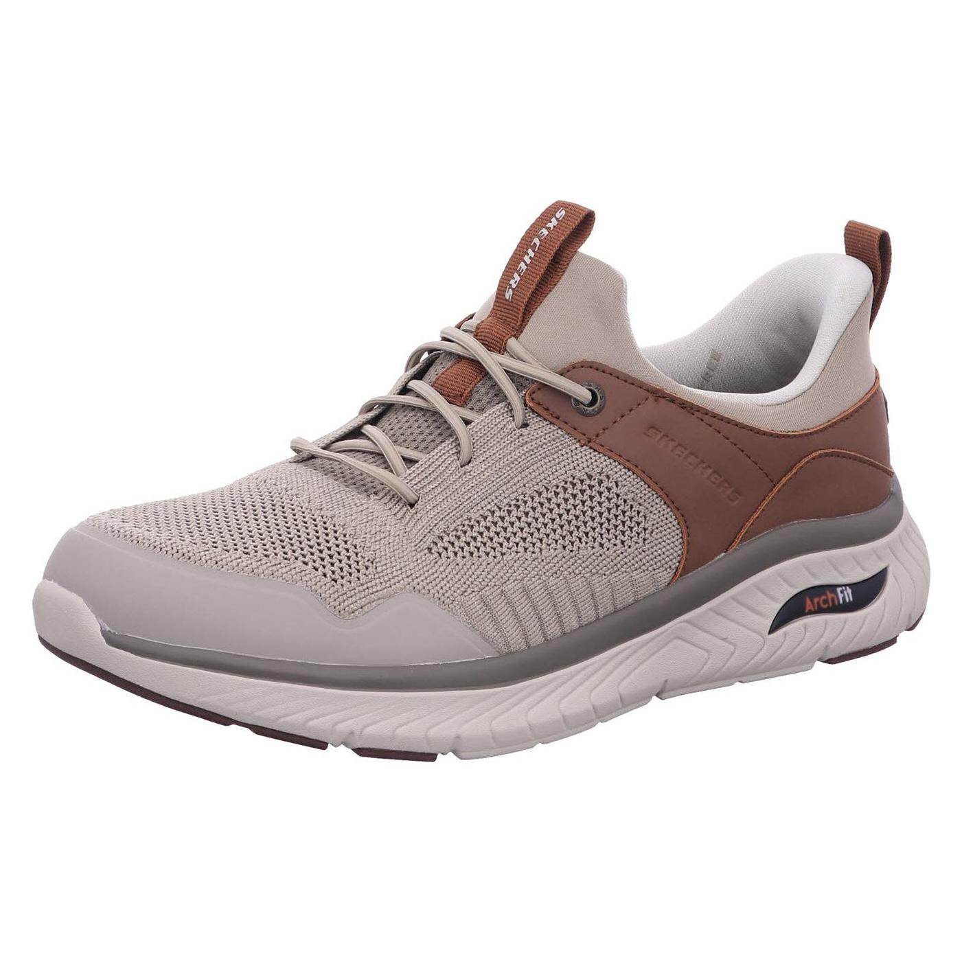 Skechers, Herren, Sneakers, Arch Fit Crosser, Grau, Beige, (42)