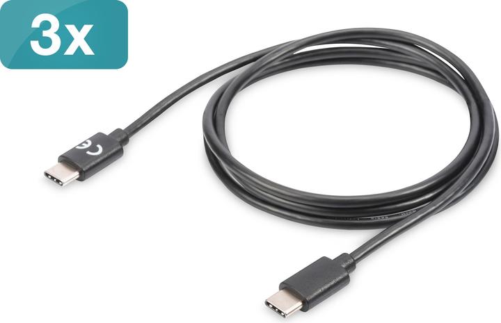 Produktbild Digitus USB Type-C™ Ladekabel Set, Type-C - C (1 m, USB 2.0, 15 W)