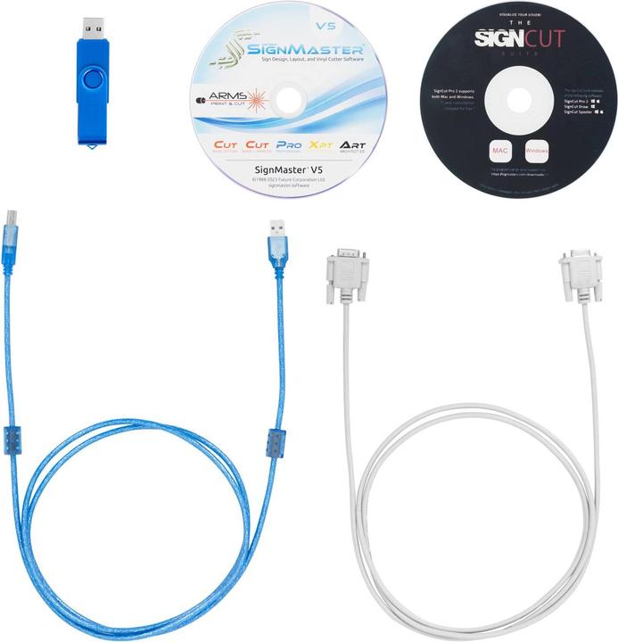 Produktbild MSW Schneideplotter Schnittbreite 63 cm Folienplotter Vinylplotter 0,8 m/s Ständer