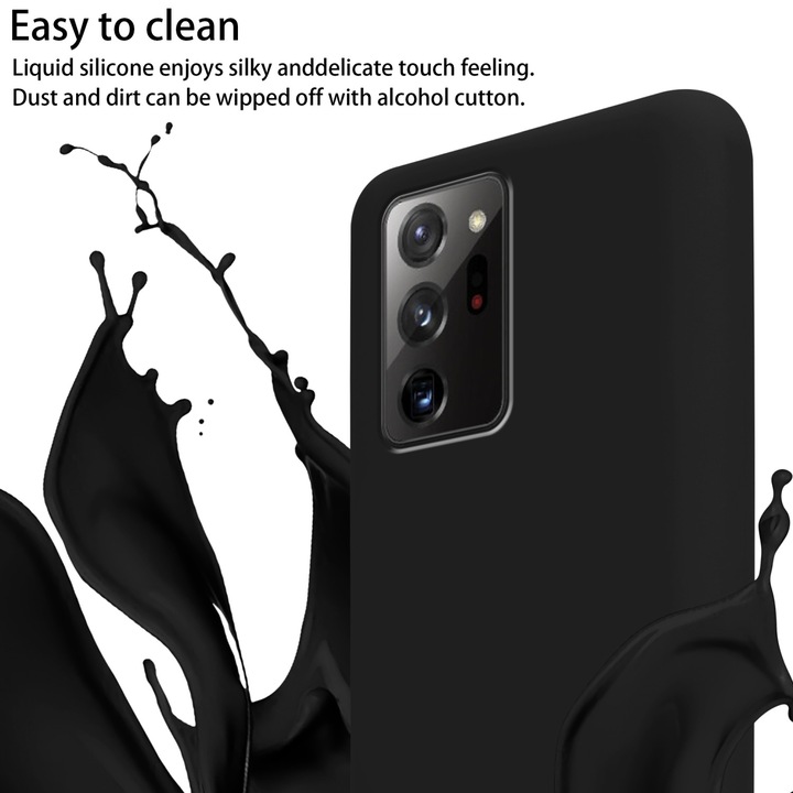 Actual product image Cadorabo TPU Cover Mobile Phone Chain Liquid (Samsung Galaxy Note 20+)