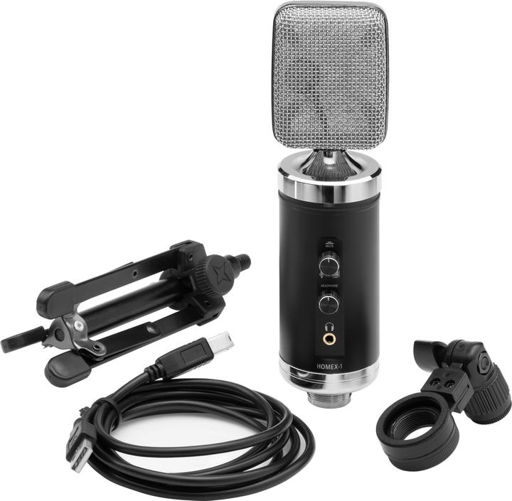 Actual product image Img Stage Line USB small diaphragm condenser microphone for home recording and presentation