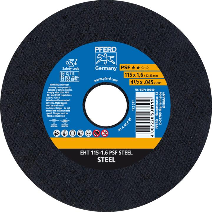 Produktbild Pferd Trennscheibe EHT 16 PSF STEEL
