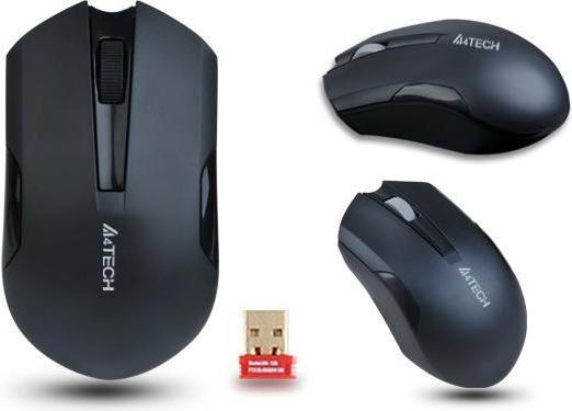 Actual product image A4Tech G3-200N, V-Track padless, black, wireless mouse (Wireless)