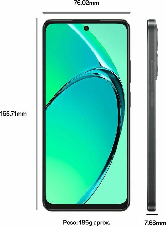 Produktbild OPPO A40 (128 GB, Sparkie Black, 6.67", Dual SIM, 4G)