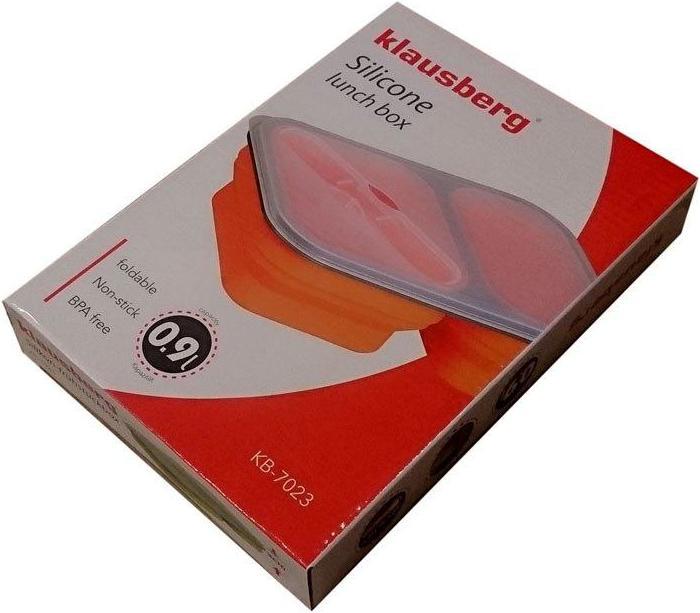 Actual product image Klausberg Silicone South Boxes With Fork And Spoon Kb-7023