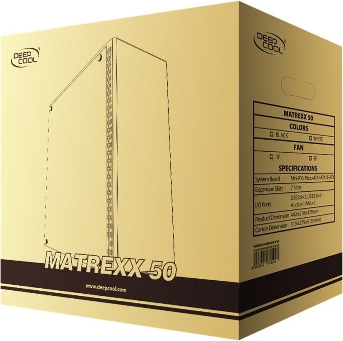 Produktbild Deepcool Matrexx 50 (ATX, mATX, E-ATX, Mini-ATX)