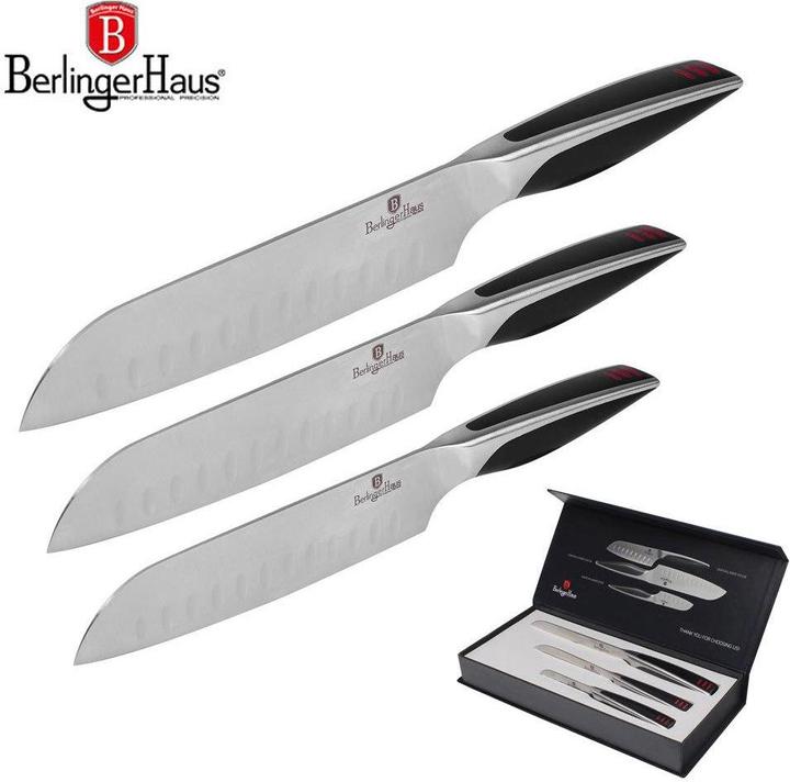 Produktbild BerlingerHaus Santoku Phantom 3 Knife Set Bh-2024 (3 Stück, Messer)