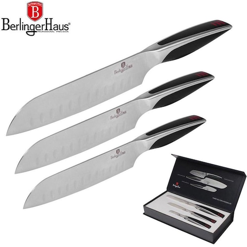 BerlingerHaus Santoku Phantom 3 Knife Set Bh-2024, Besteck