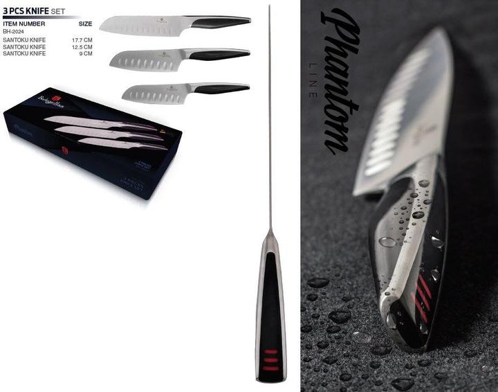 Produktbild BerlingerHaus Santoku Phantom 3 Knife Set Bh-2024 (3 Stück, Messer)