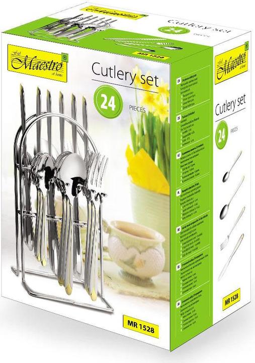 Immagine prodotto Maestro Kit Di Utensili Per Falegnameria 24 Pezzi. Di Raso Mr-1528 (24 pz., Set di posate)