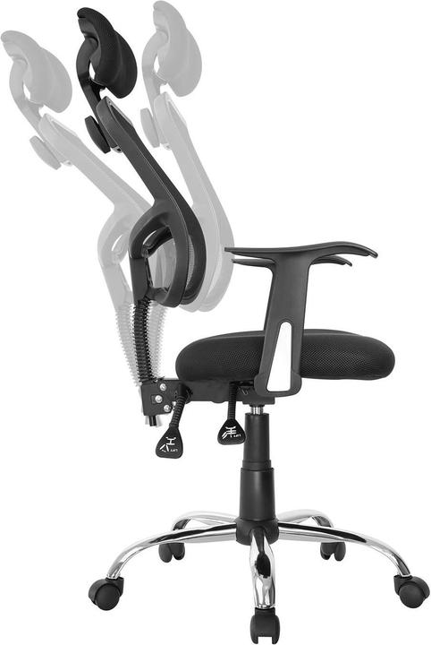 Image du produit Ergo Office Chaise de bureau noire ER-413