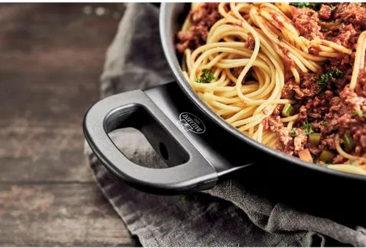 Actual product image Ballarini Patelnia Avola głęboka z 2 uchwytami tytanowa 24 cm 75002-922-0 (24 cm, Frying pan, Aluminium, Stainless steel)