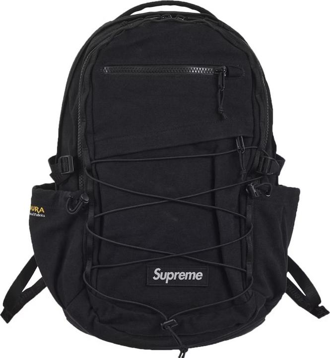 Actual product image Supreme Logo Backpack (SS25) Black