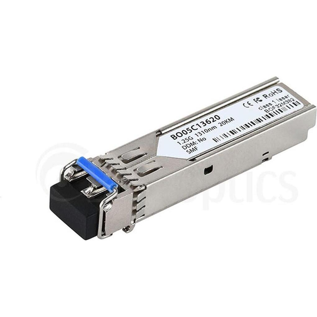 Thumbnail - CBO Avago SFP-1G-LX-20KM kompatibler BlueOptics SFP BO05C13620D, Transceiver, Silber