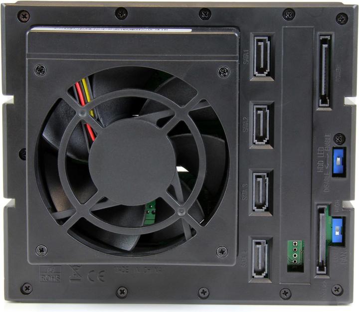 Image du produit StarTech 4x 3,5" SATA disque dur sans support cadre amovible en aluminium