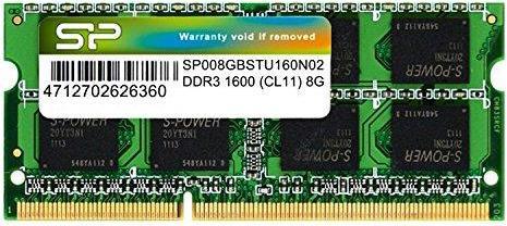 Immagine prodotto Silicon Power Memoria per notebook DDR3 8GB 1600MHz CL11 SO-DIMM 1.5V (1 x 8GB, 1600 MHz, DDR3-RAM, SO-DIMM)