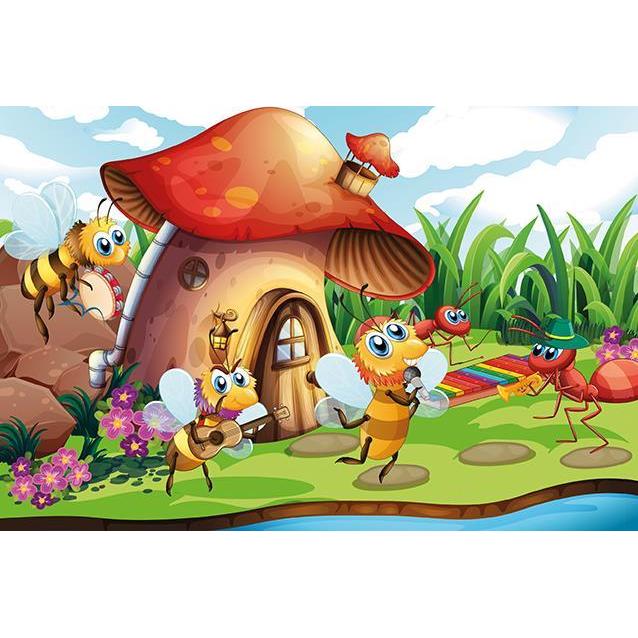 Thumbnail - Heidi Cheese Line HeiDi Art 5883 Children's Puzzle 50pcs.Large Wooden A Cute Orchestra (50 Teile)