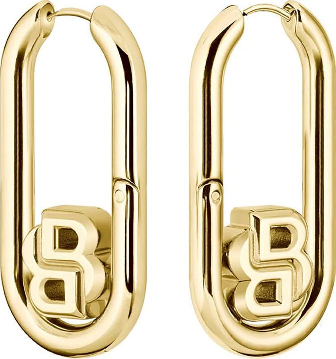 Immagine prodotto Hugo Boss - Stylish gold-plated earrings Double B 1580629 (Acciaio inossidabile)
