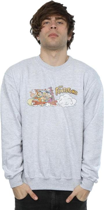 Produktbild The Flintstones Family Car Distressed Sweatshirt (XXL)