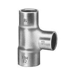 Conex-Banninger, Zubehör Sanitärinstallation, reduction copper tee 5130R for soldered joints 35x22x35mm - 5130 035022035