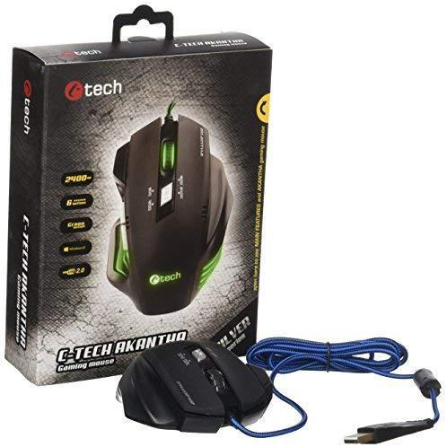 Thumbnail - Tech Air C-Tech Akantha (GM-01G) (Kabelgebunden), Maus, Grün, Schwarz