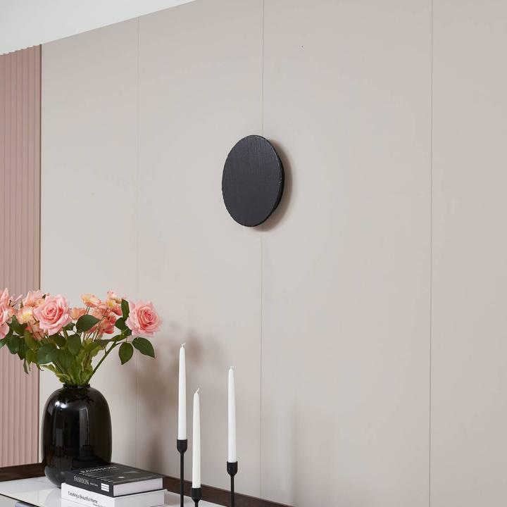 Produktbild Lindby Peetu LED-Wandleuchte, Schiefer, rund (1000 lm)