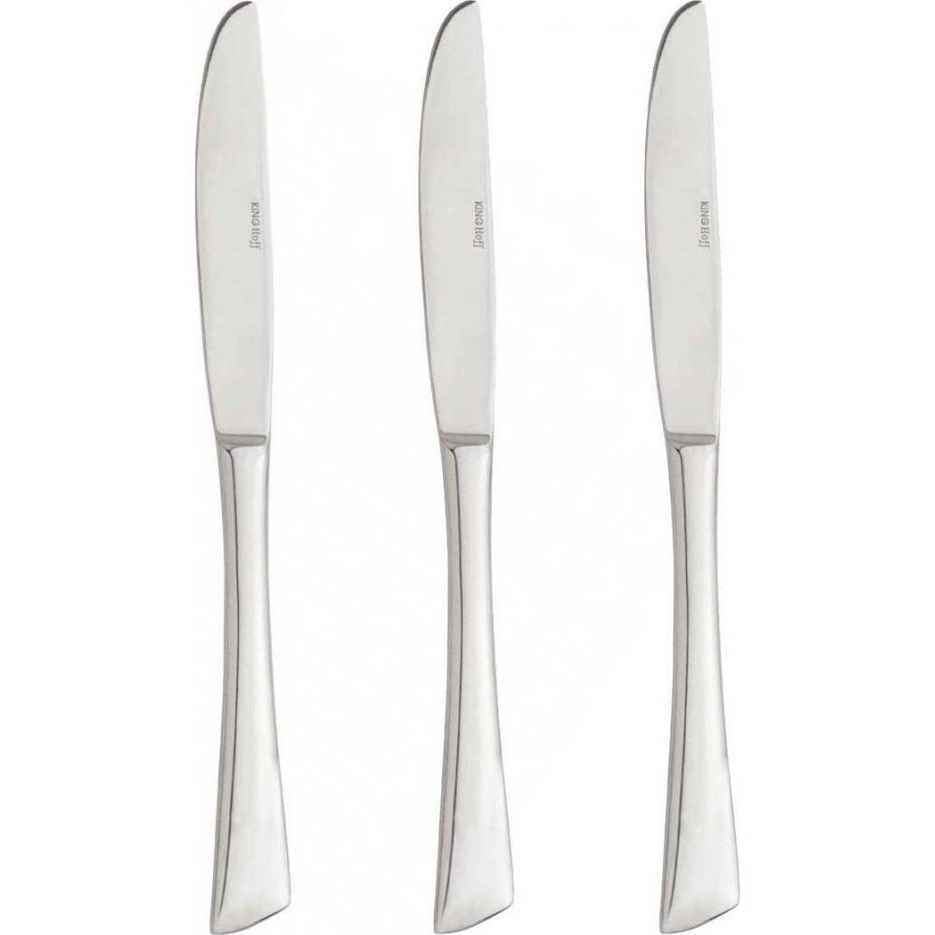 Kinghoff SOUTH KNIFE 3 pcs. KH-1339 glossy, Besteck, Silber