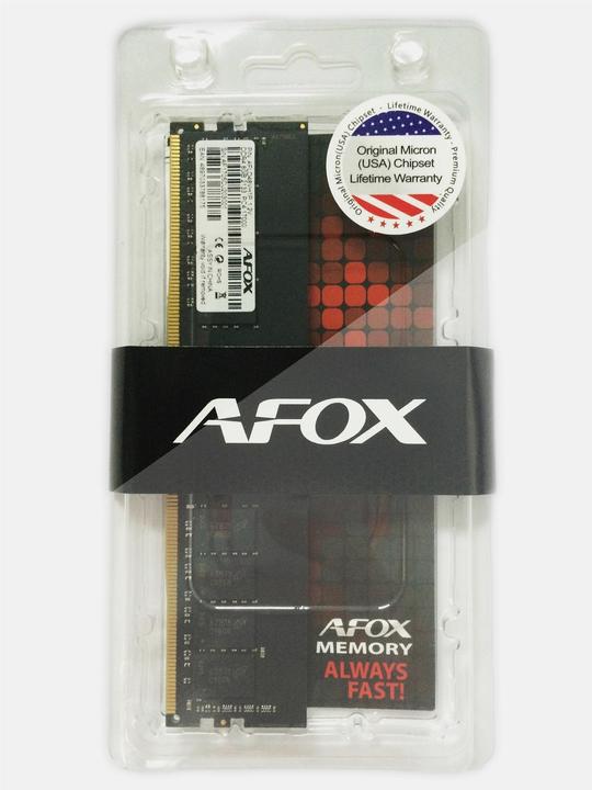 Actual product image AFOX DDR4 memory, 16 GB, 2400 MHz, CL17 (AFLD416ES1P) (1 x 16GB, 2400 MHz, DDR4-RAM, DIMM)