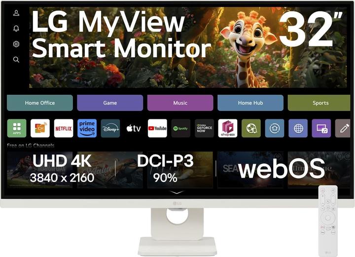 Produktbild LG 32SR73U-W (3840 x 2160 Pixel, 31.50")