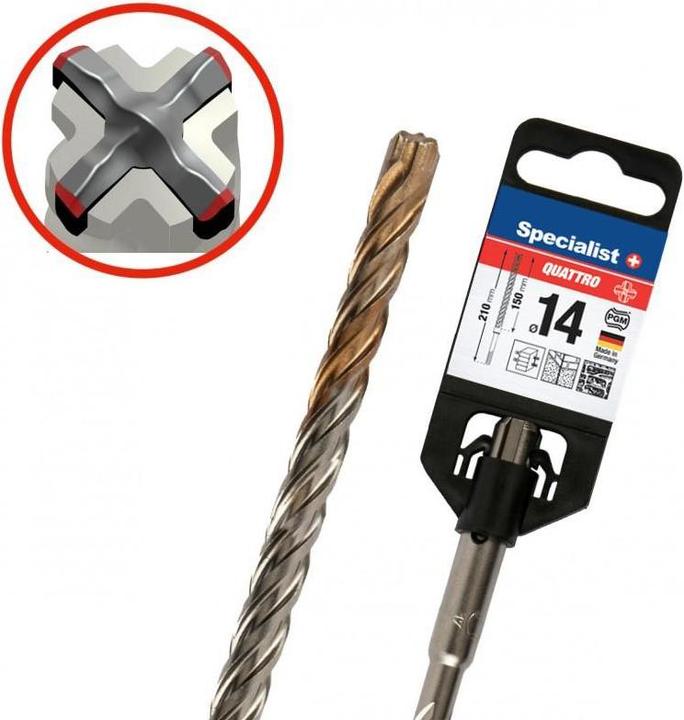 Drill Specialist + QUATTRO SDS + 14/150 x 210 mm (14, 12 x 150 x 210 mm)