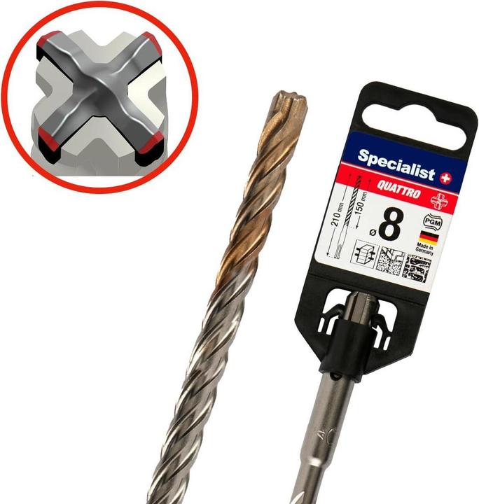 Produktbild DRILL Specialist + QUATTRO SDS + 8/400 x 460 mm (460 Millimeter)