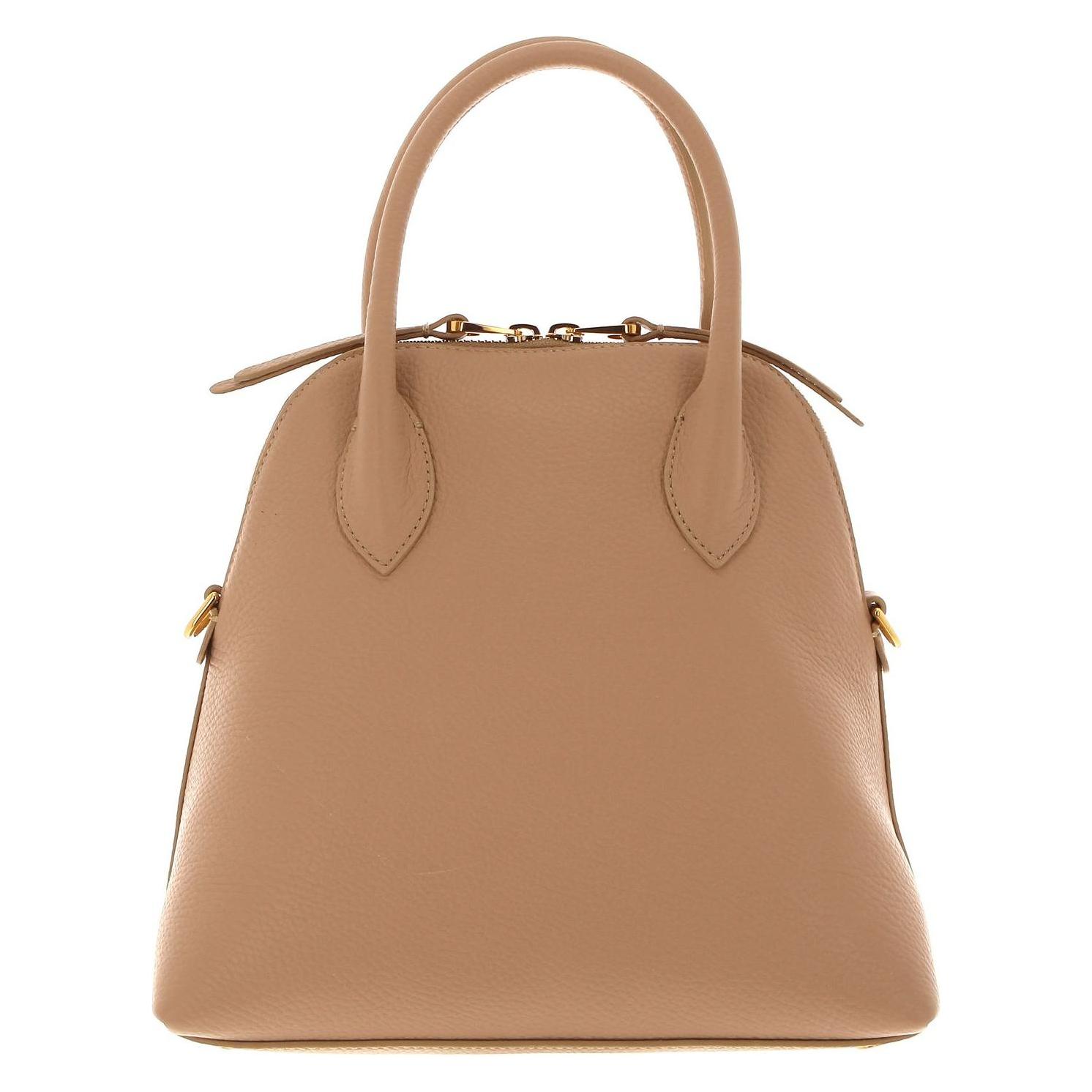 Coccinelle, Damen, Handtasche, Ledertasche - Henkeltasche Coccinellegladys, Beige
