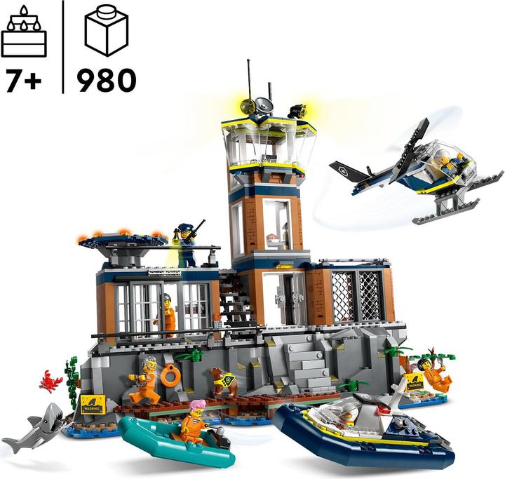 Produktbild LEGO Polizeistation auf der Gefängnisinsel (60419, LEGO City)