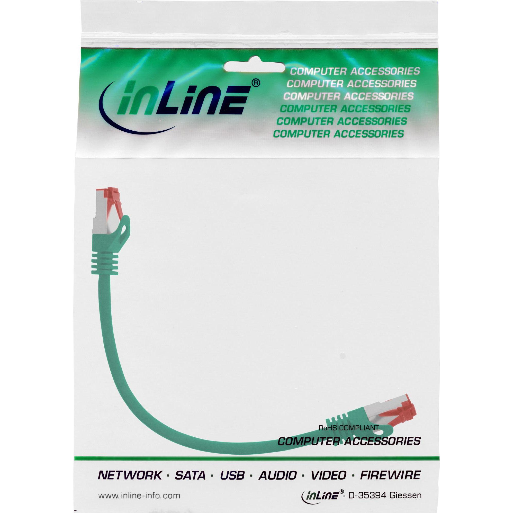 Thumbnail - InLine Patchkabel (S/FTP, CAT6, 0.25 m), Netzwerkkabel