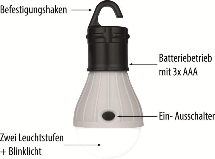 Image du produit Calima CAMPING EQUIPMENT Suspension LED pour camping 46058
