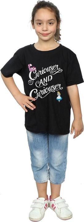 Produktbild Alice In Wonderland Curiouser And Curiouser TShirt Mädchen (128)