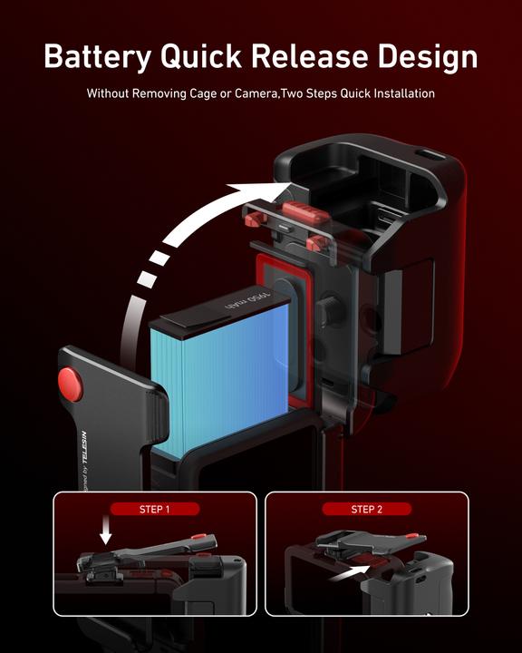 Image du produit Telesin Street Photography Grip For DJI Osmo Action 3/4/5