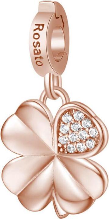 Produktbild Rosato Bronze pendant with zircons Storie RZ182 four-leaf clover